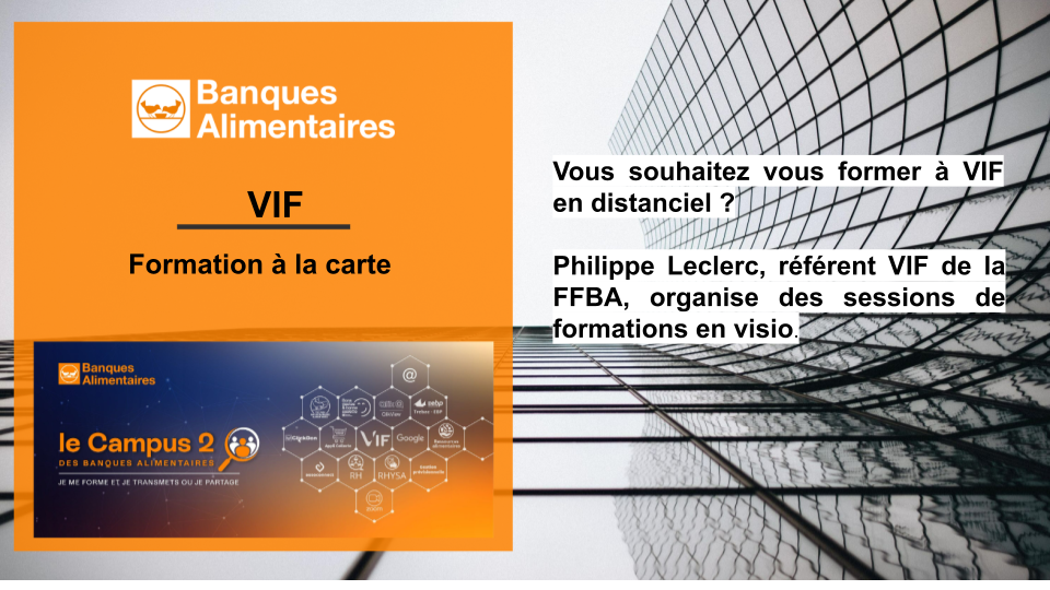 VIF Formations à la carte