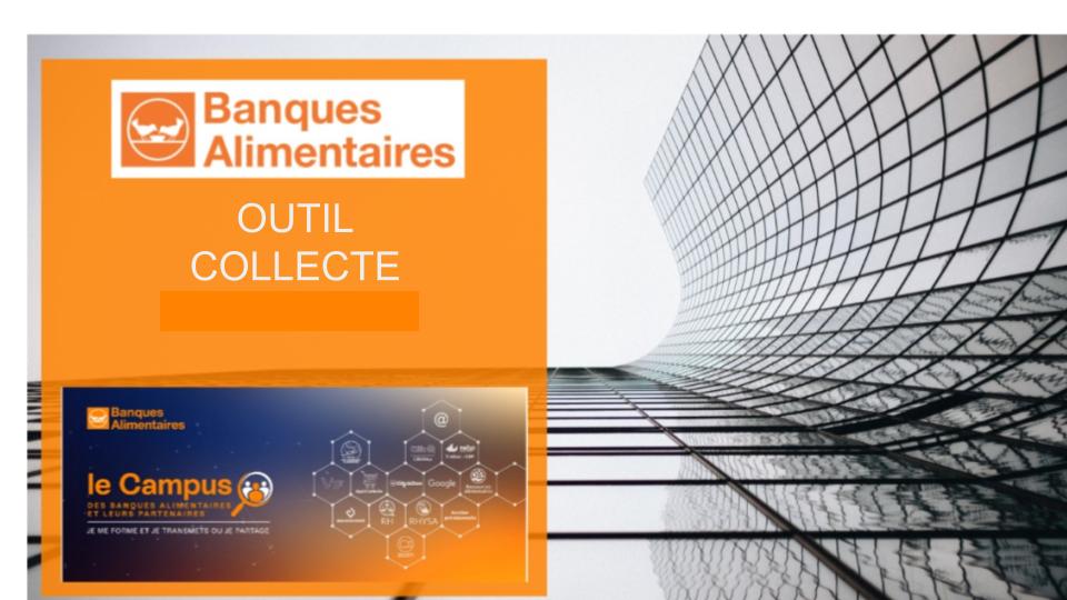 présentation de l'outil collecte le 9 octobre 2025